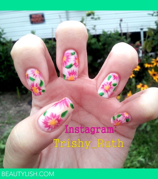 Wildflower Nail Design Patricia S.'s Photo Beautylish