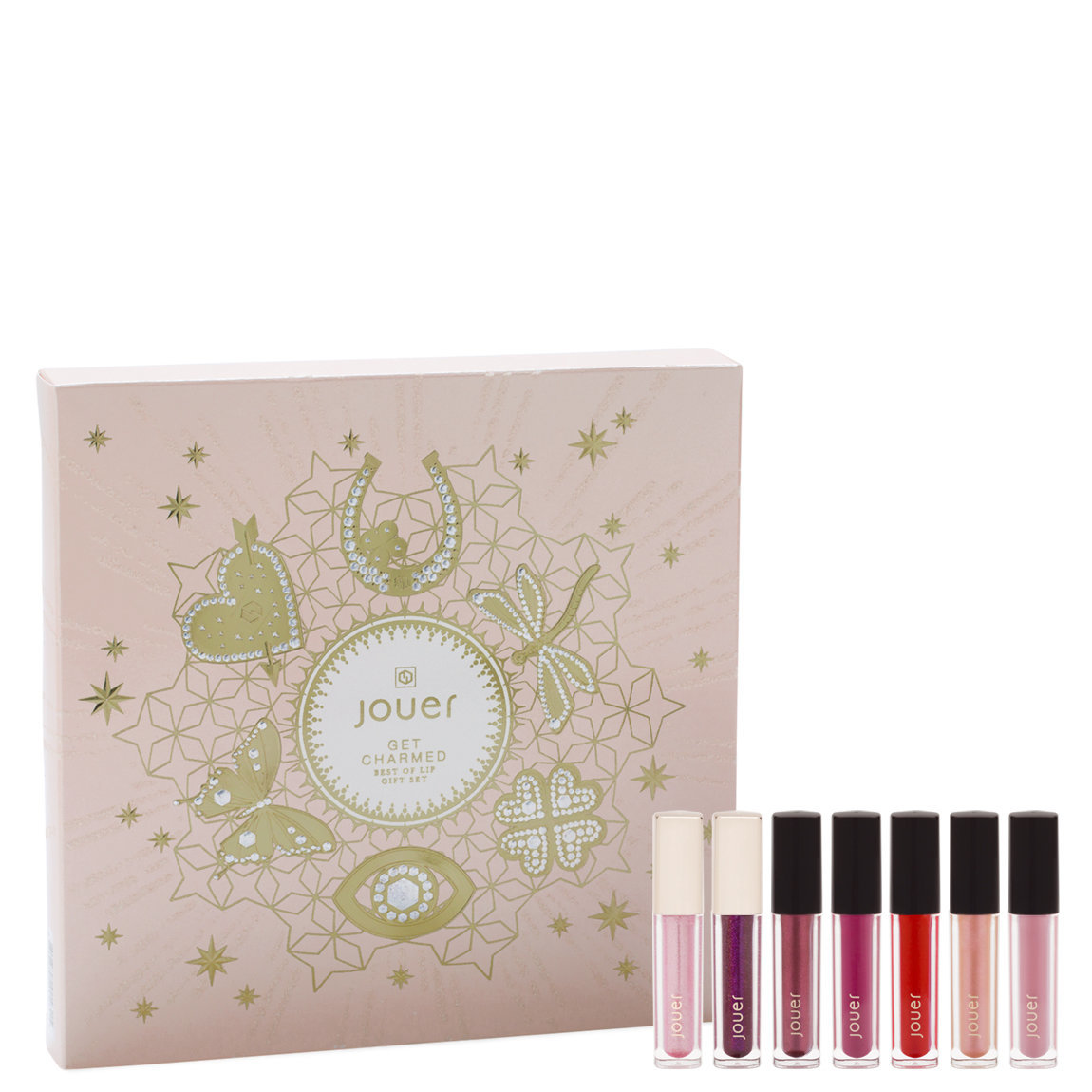 Jouer Cosmetics Get Charmed Best of Lip Gift Set product smear.