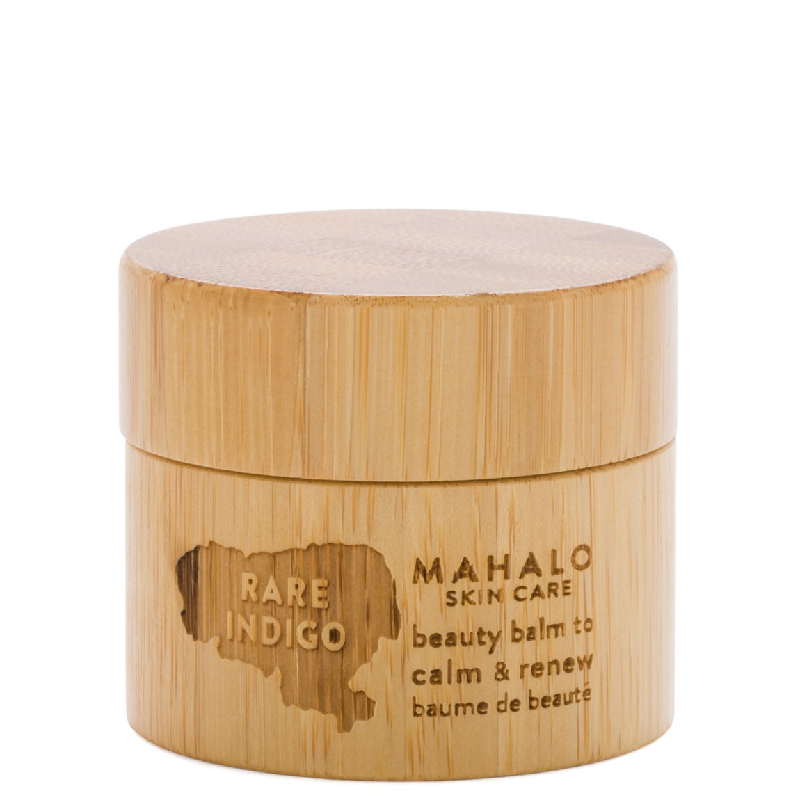 MAHALO Skin Care The RARE INDIGO Beauty Balm product smear.