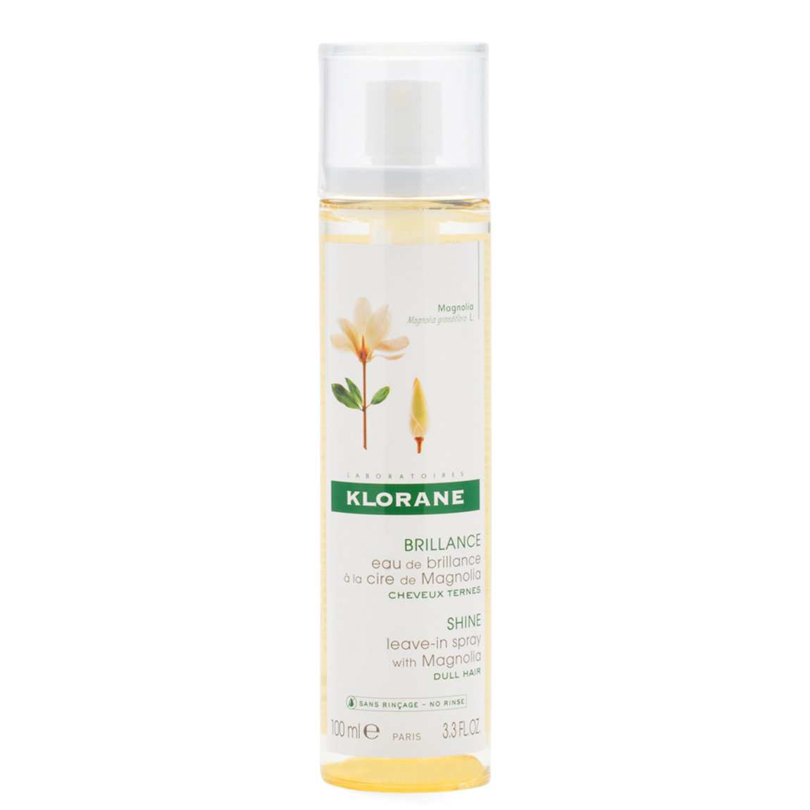 Klorane Leave-In Spray with Magnolia product smear.
