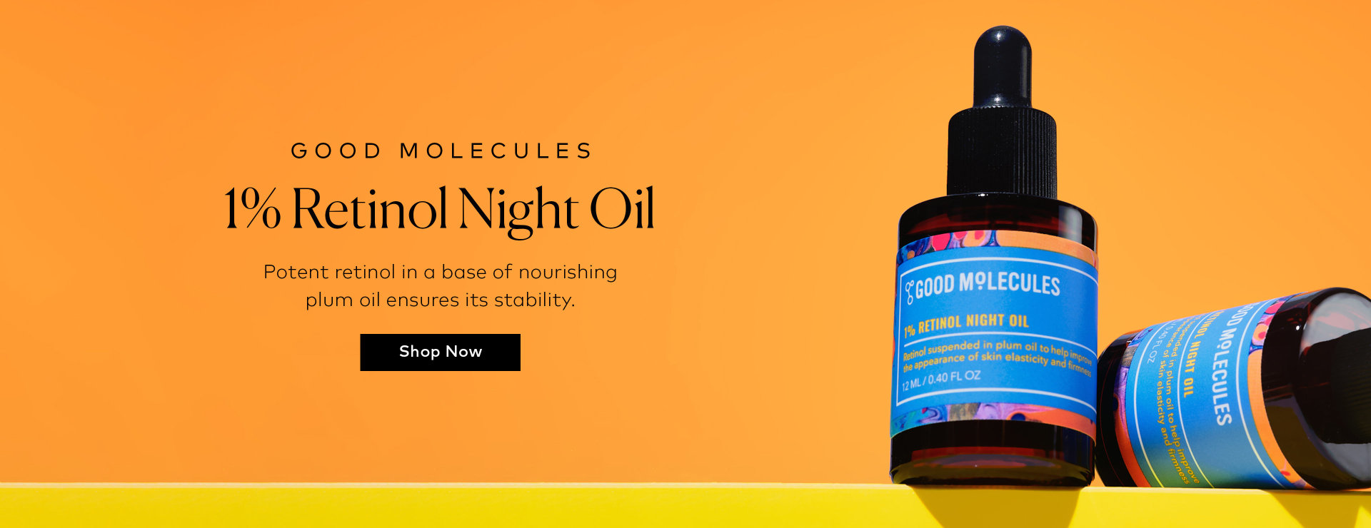 Shop the Good Molecules 1% Retinol Night Oil on Beautylish.com! 