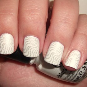 China Glaze White on White is my new favorite white polish. It's so nice and opaque in 2 coats! :)