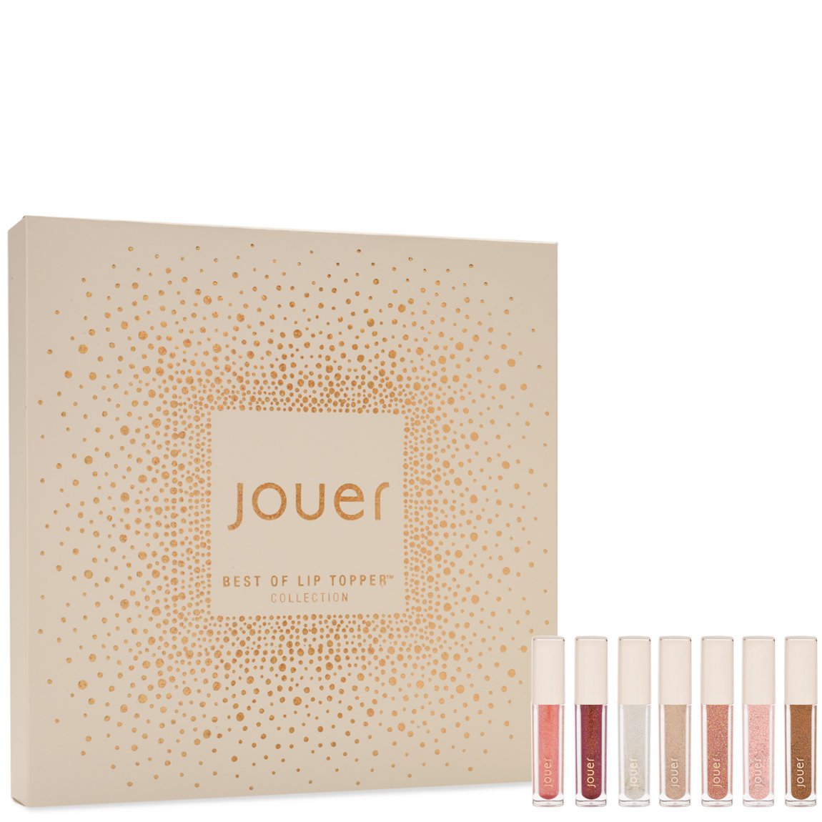 Jouer Cosmetics Best of Lip Toppers Mini Gift Set product smear.