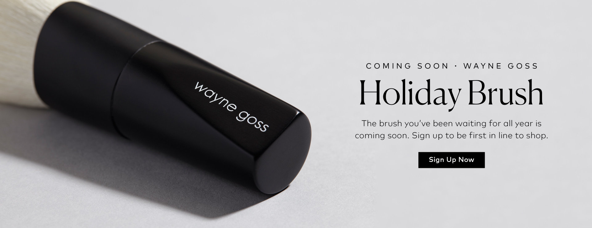 Sign up to receive notifications about the Wayne Goss Holiday Brush.
