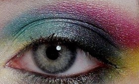 Dark Rainbow Eyes Tutorial