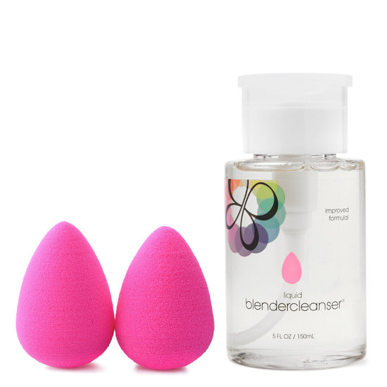 beautyblender two.bb.clean product smear.