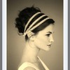 A triple-headband breaks up your hair color and pairs perfectly with your favorite stud earrings! {via pinterest}
