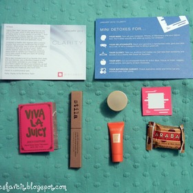 My January Birchbox. Got some awesome stuff this month!
http://thecateyeshaveit.blogspot.com/2012/01/christys-january-birchbox.html