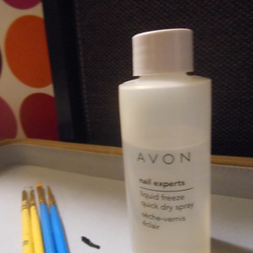 You paint this over your nail polish, it's kind of like an oil but it makes your nail polish dry faster, not sure how, but it works!