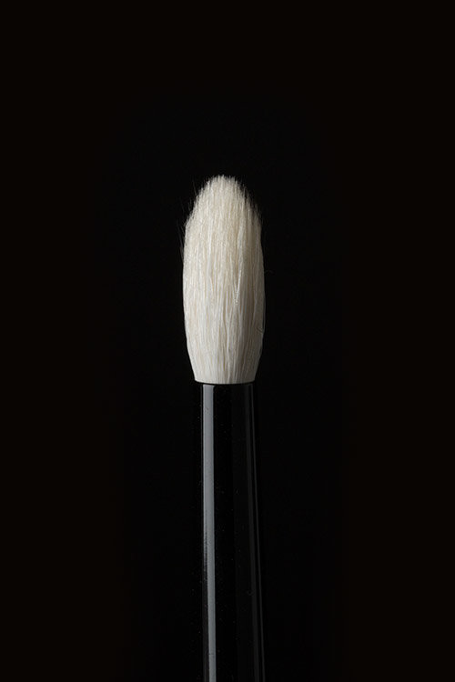 Brush 19 - The slim shape and long, wispy bristles make Brush 19 a must-have tool for precise blending—especially on small and hooded eyes.