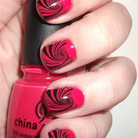 Coral and Black- my favorite combination :)