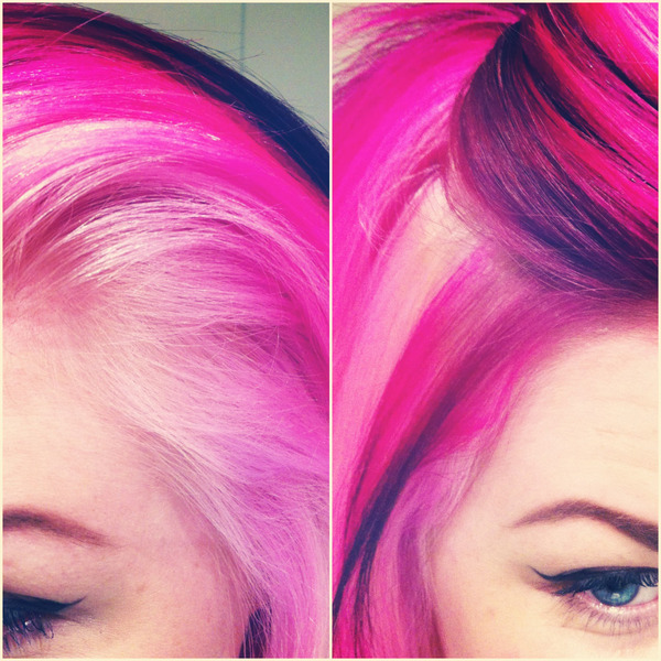 Pink hair Directions hair dye Diablo R.'s (thediablorose) Photo