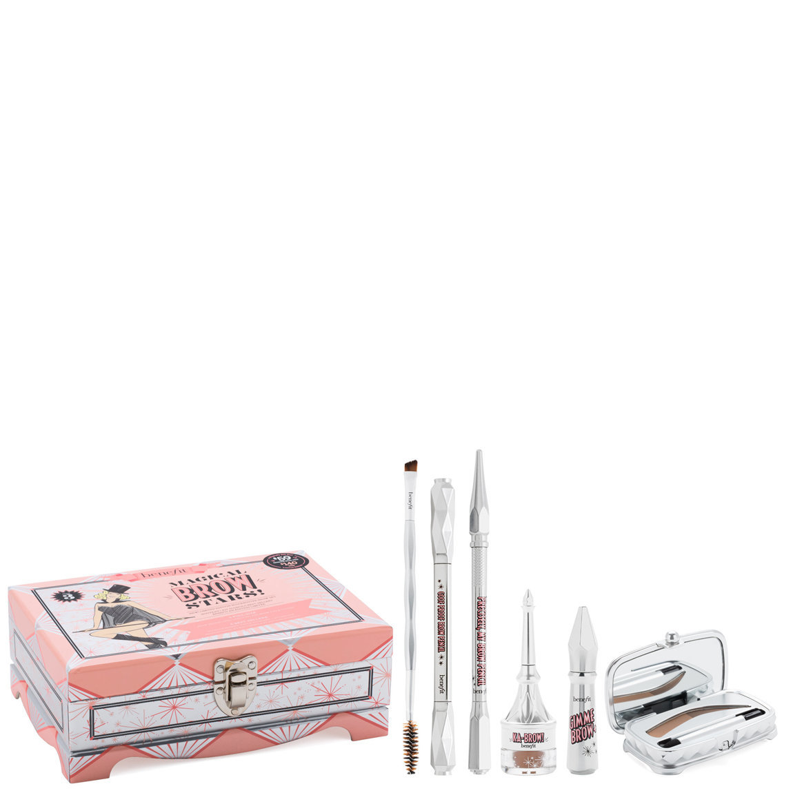 Benefit Cosmetics Magical Brow Stars Set Shade 3 product smear.
