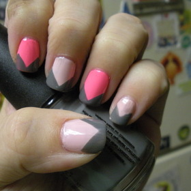 China Glaze GoGo Pink, Shocking Pink and Recycle