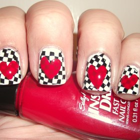 Definitely could've used a second coat on the hearts. :-/