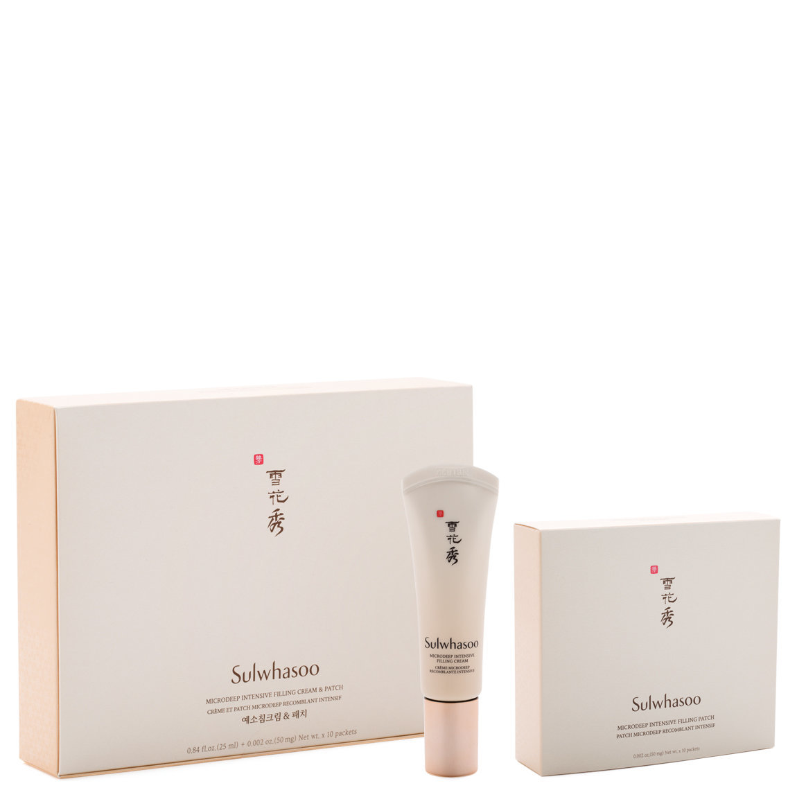 Sulwhasoo Microdeep Intensive Filling Cream & Patch product smear.