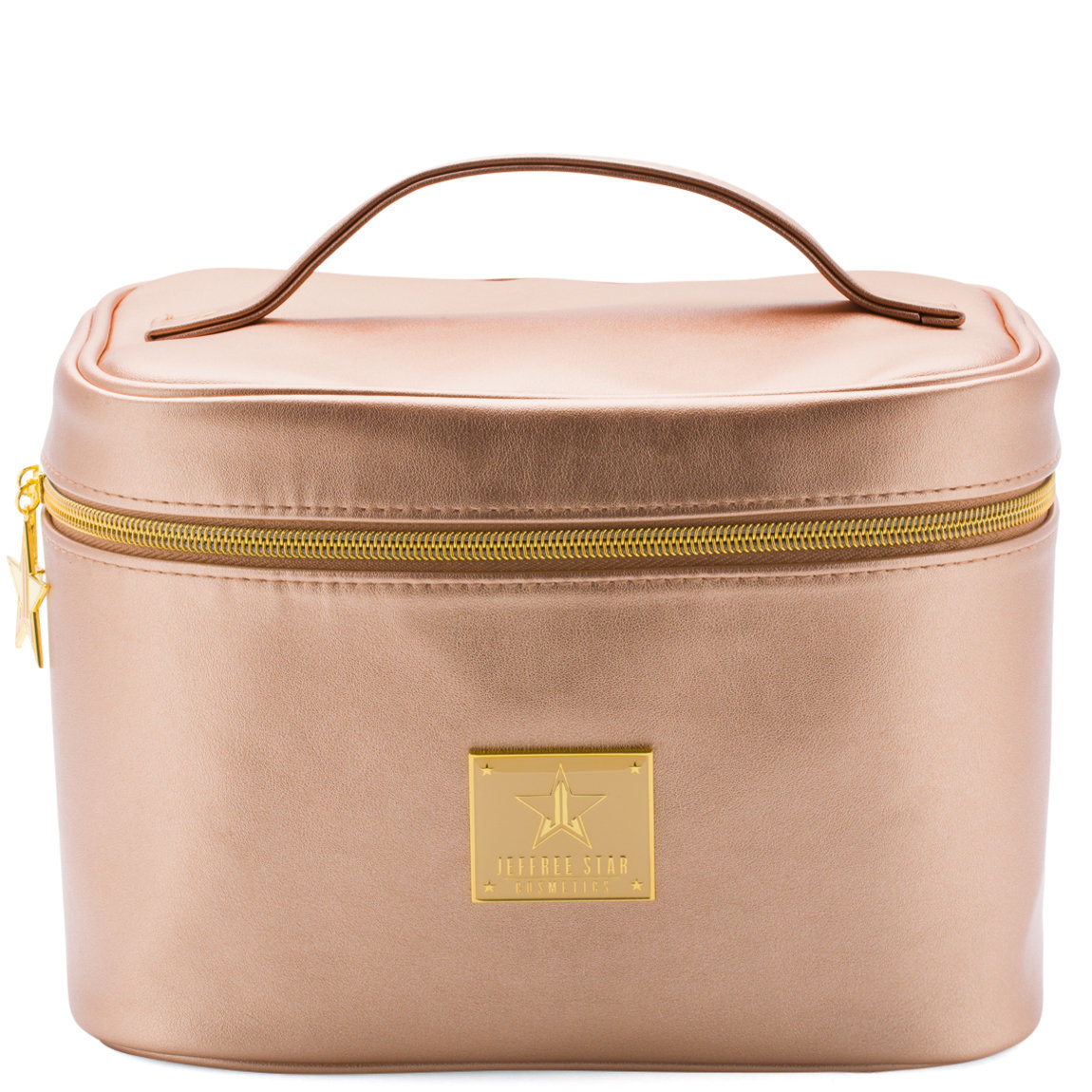 Jeffree Star Cosmetics Travel Makeup Bag Rose Gold product smear.