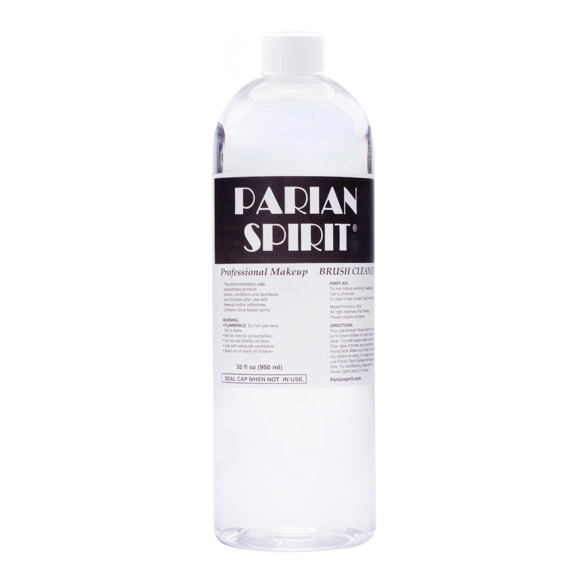 Parian Spirit Professional Makeup Brush Cleaner 32 oz. product smear.
