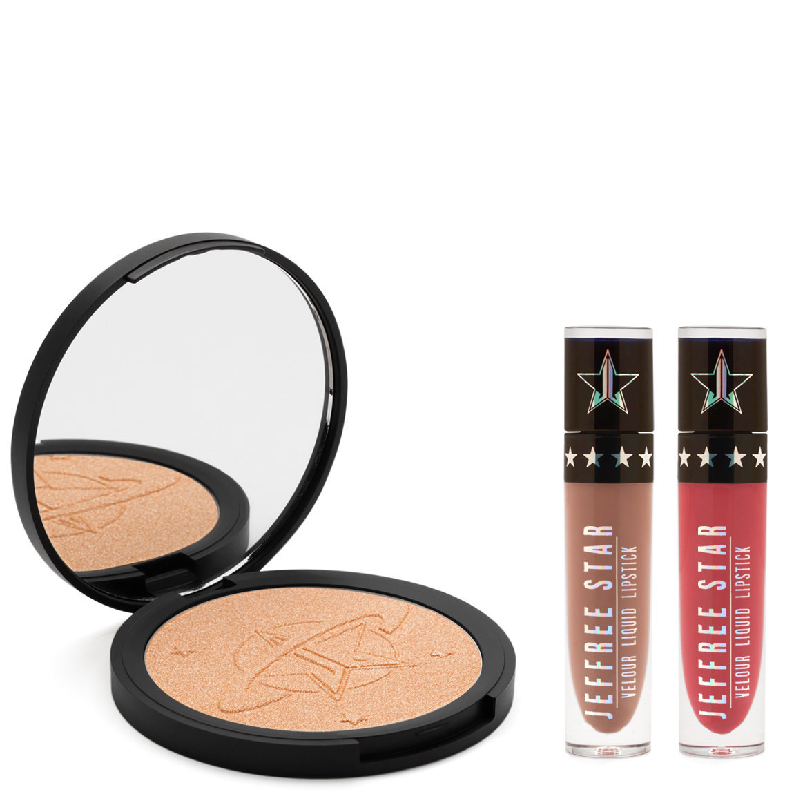 Jeffree Star Cosmetics JSC X Manny MUA Bundle Uranus product smear.