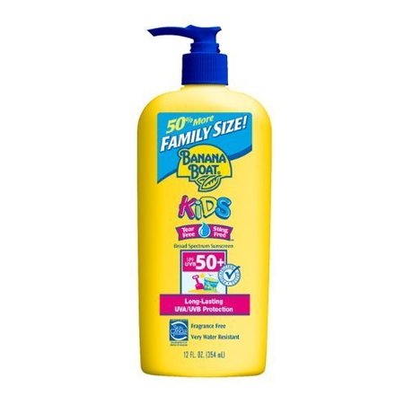 banana boat pump spf lotion sunscreen sun