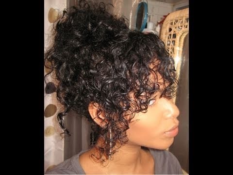 Natural Curly Hair Messy Bun | SunKissAlba Video | Beautylish