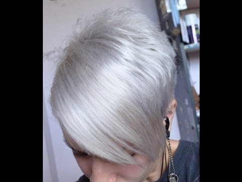 DIY white, silver AND gray hair how-to at home! | MortemDomine Video