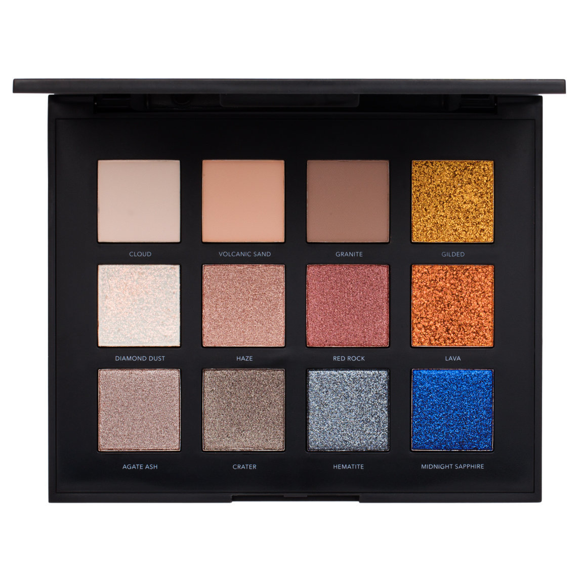 BECCA Volcano Goddess Eyeshadow Palette product smear.