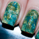 Water-Colored Nails
