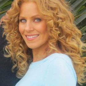 in LA styled my hair using Wen products and a diffuser!!