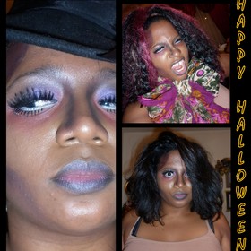 2011-10-30~Halloween Pre-Makeup...
Just trying it out...