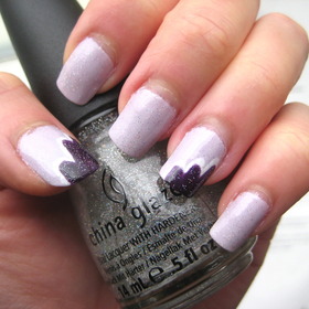 purple fairy clouds nails