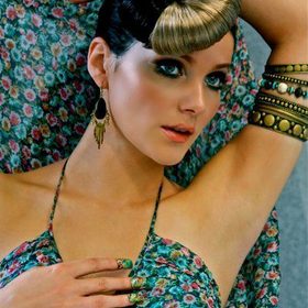Hair makeup, Nail design, body tanning, wardrobe and photograph by me
