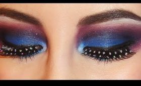 Galaxy Eyes Makeup