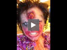 Zombie Makeup Looks: No Laughing Matter: The Zombie Clown