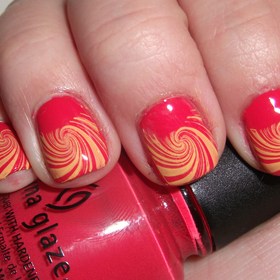 Coral and Yellow