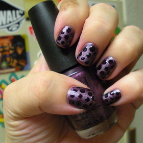 OPI Licoln Park After Dark (suede) and Licoln Park After Dark