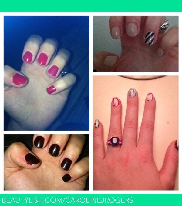 Bottom left: Vamp it Up Avon Speeddry nail polish