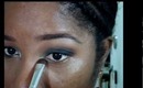 John Galliano inspired look: Black and Teal makeup