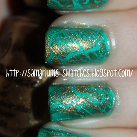 http://samariums-swatches.blogspot.com/2011/07/china-glaze-turned-up-turquoise-gold.html