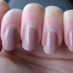 shiny nail, matte tips try-out