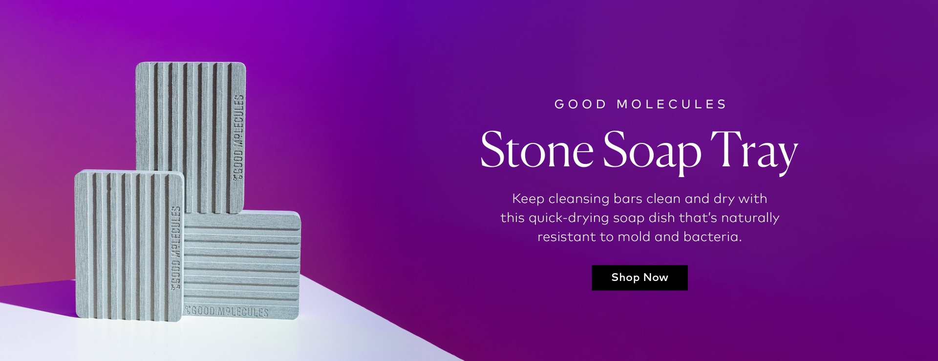 Shop Good Molecules Stone Soap Tray on Beautylish,com