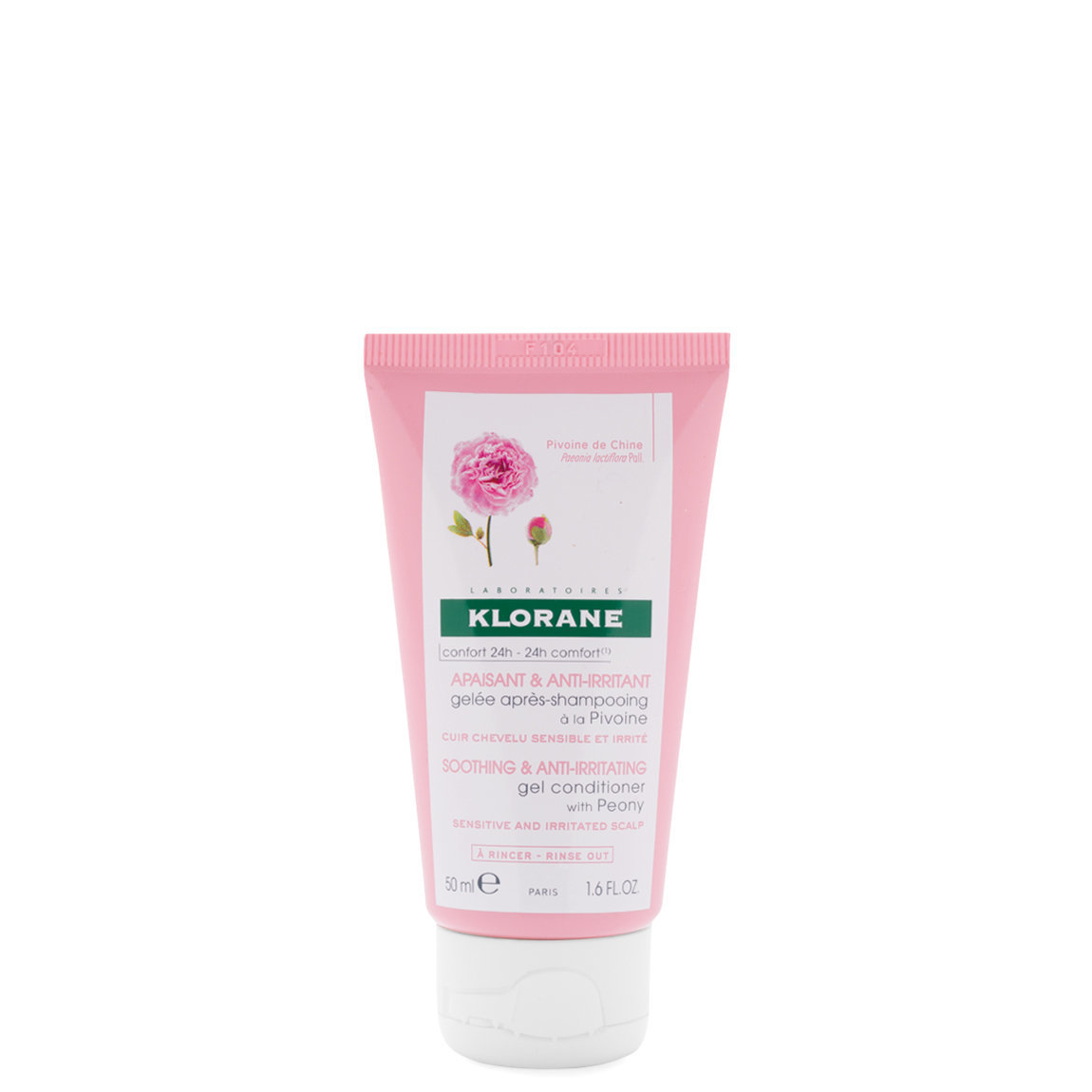 Klorane Gel Conditioner with Peony 1.6 oz product smear.