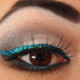 blue glitter 
