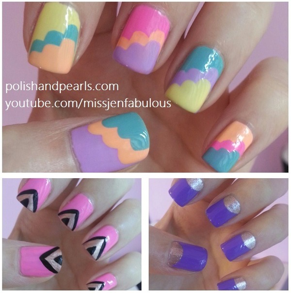 Easy nail art for beginners! | MissJenFabulous F.'s (missjenfabulous