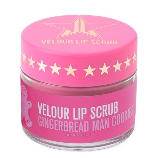 Jeffree Star Velour Lip Scrub Gingerbread Man Cookies