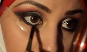 Arabic Smokey Eye Inspired By The Egyptian Flag