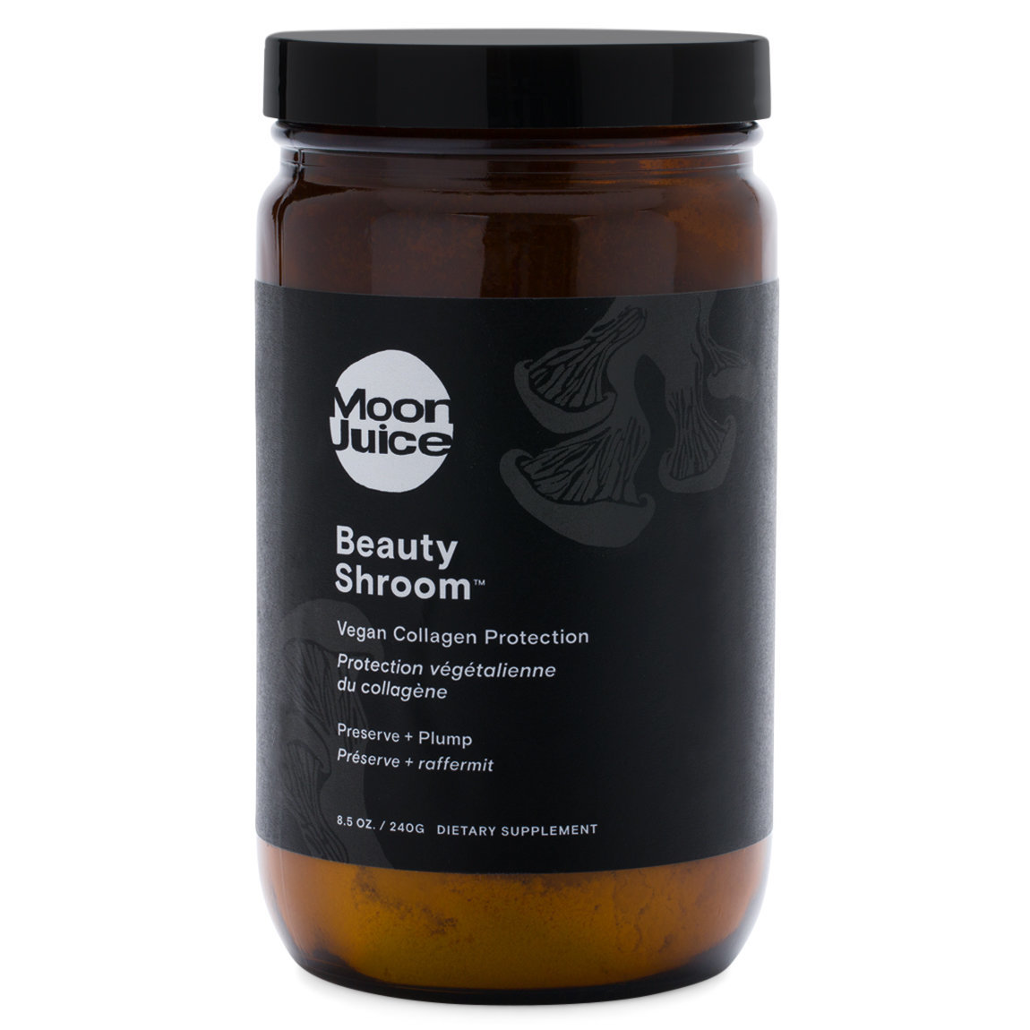 Moon Juice Beauty Shrooms Vegan Collagen Protection product smear.