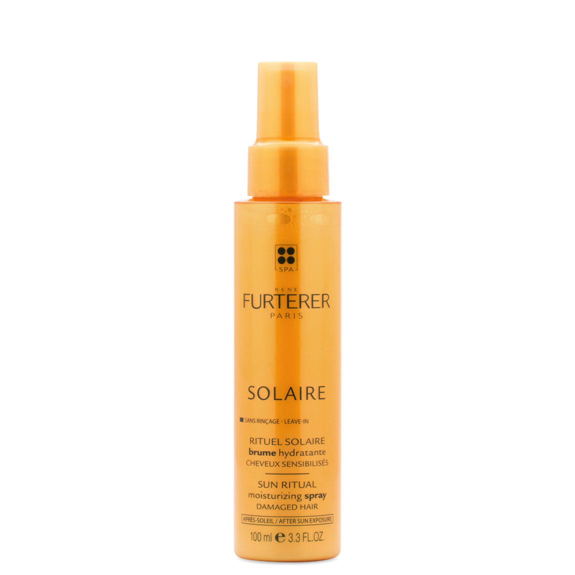 Rene Furterer Solaire Leave-In Moisturizing Spray product smear.