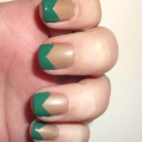 Too bad these photographed much golder than they are in real life. I LOVED these nails! Wore them for 3 days (unheard of!!!) :)