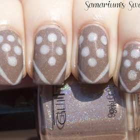 Glitter Gal Dots & Stripes

http://samariums-swatches.blogspot.com/2011/12/glitter-gal-light-as-feather-suede.html